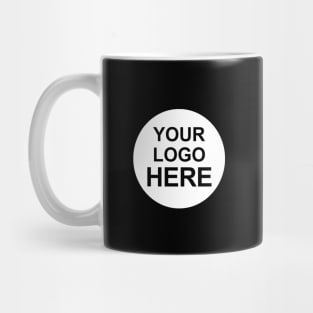 Small Chest Your Logo Here Funny Minimalist Joke Tshirt Mug